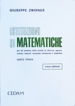 Libro usato in vendita Istituzioni di Matematiche Giuseppe Zwirner